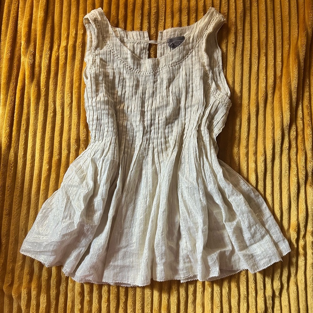 Vanessa Virginia Sleeveless Peplum Top